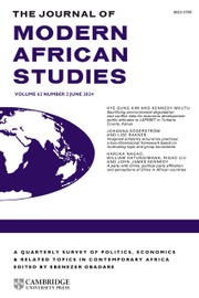 The Journal of Modern African Studies